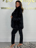 LuxuraFur™ – Elegant Faux Fur Coat