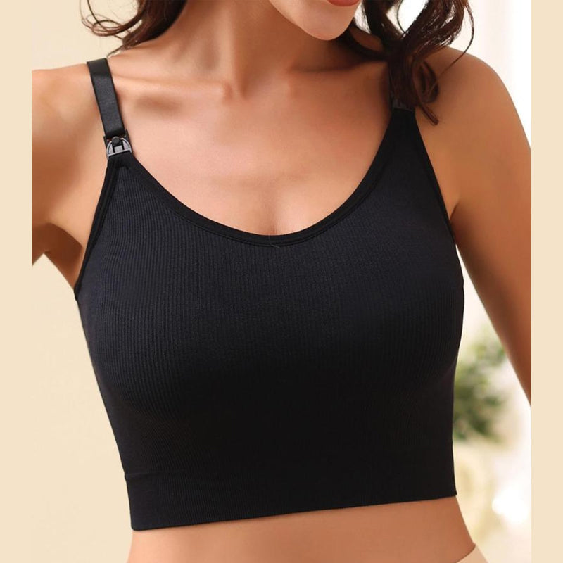 ComfiLift™ – Ribbed Wireless Support Bra With Adjustable Straps