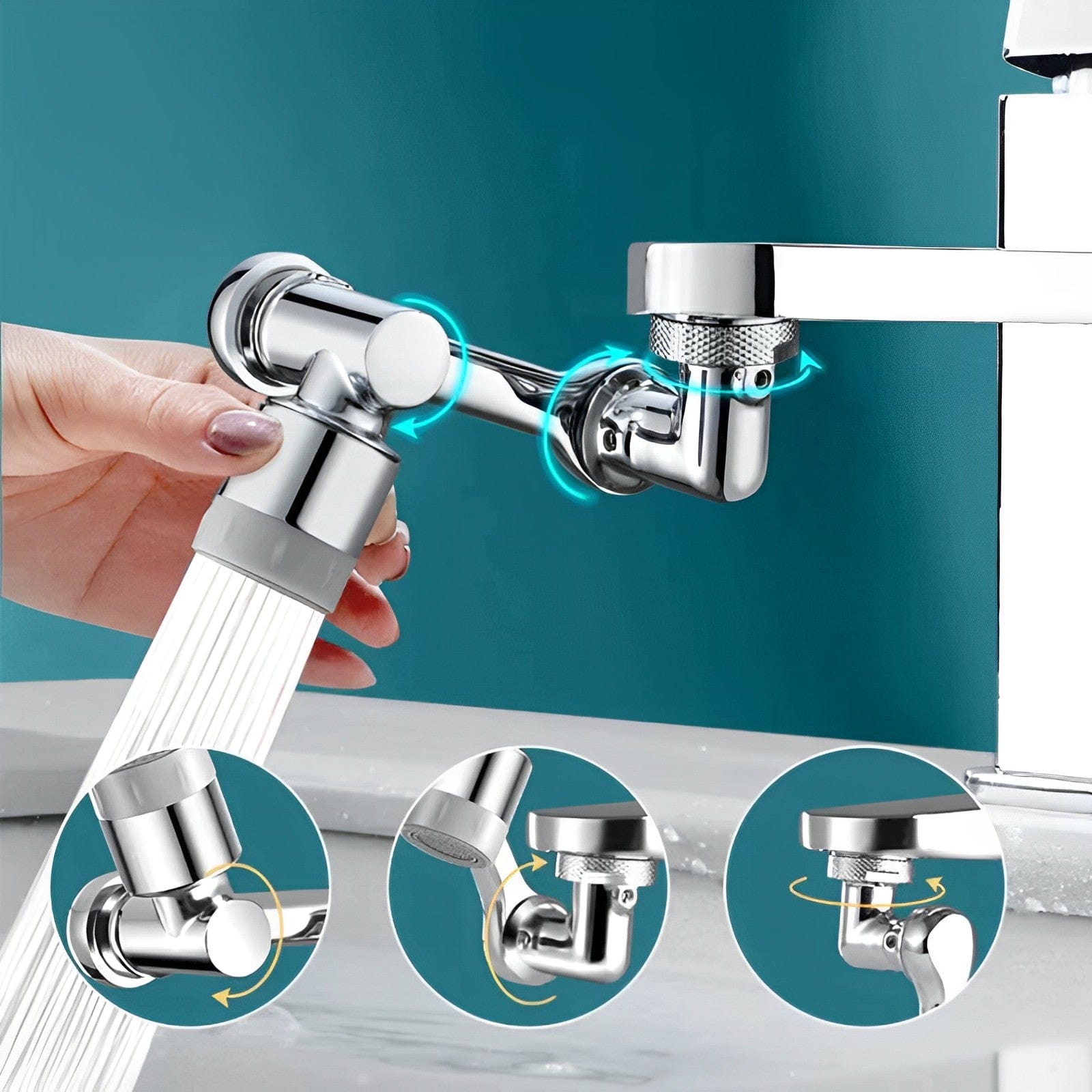 AquaFlex™ – 1080° Rotating Faucet