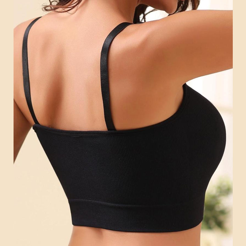 ComfiLift™ – Ribbed Wireless Support Bra With Adjustable Straps