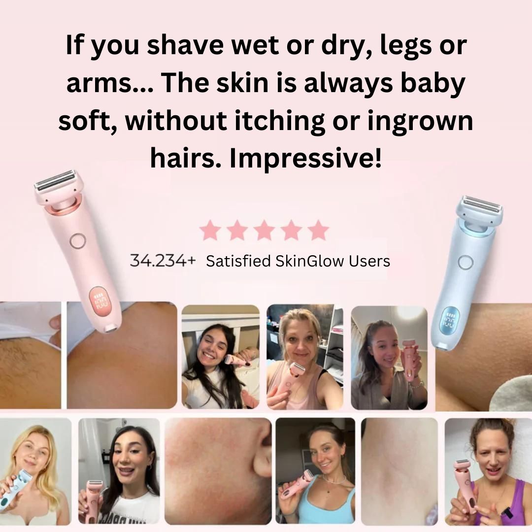 SkinGlow™ Pro - Nano shaving device for a soft skin