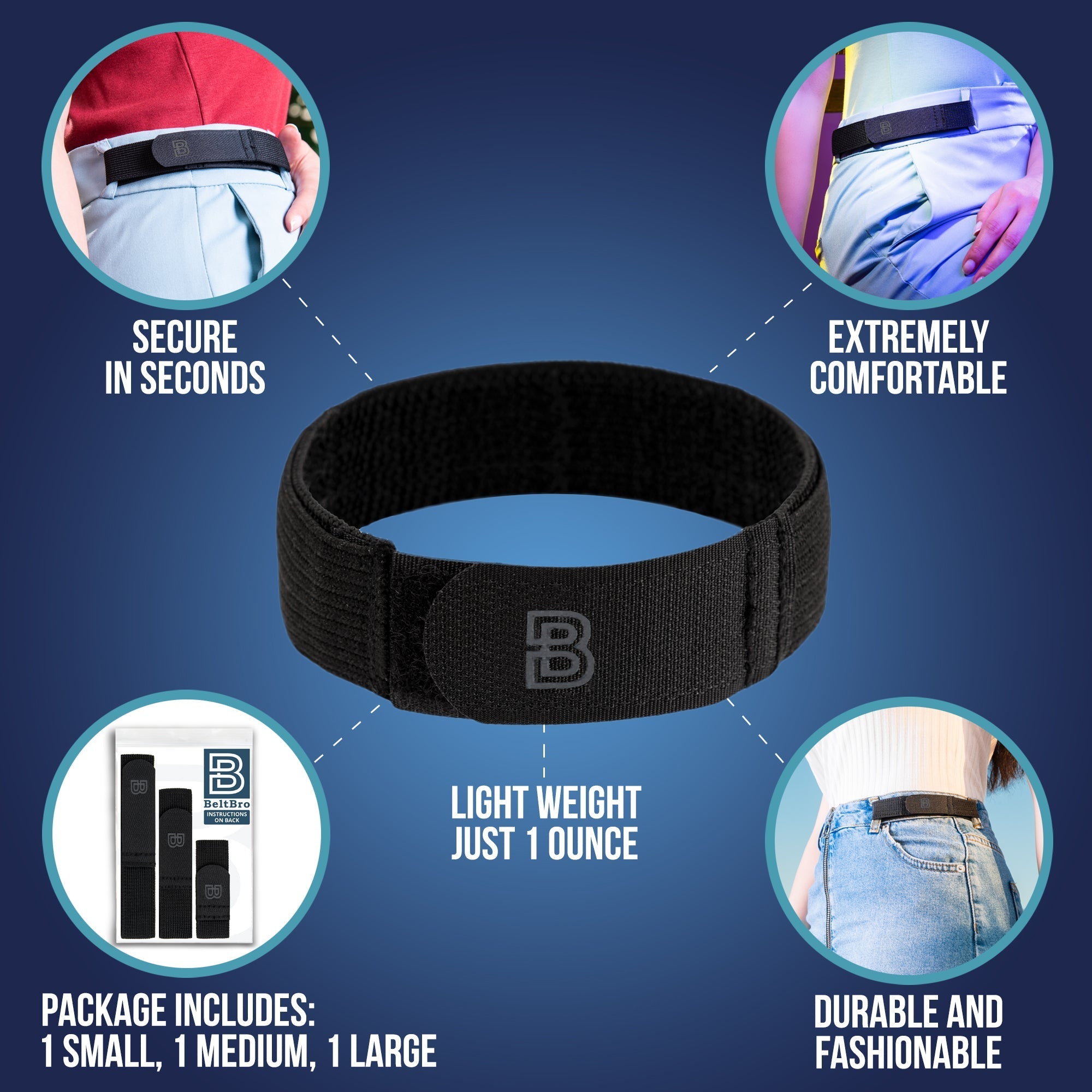 SnapFit™ BeltBro - Effortless Pants Tightening Solution