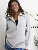 WaffleWarm™ – Half-Zip Cozy Sweater Set