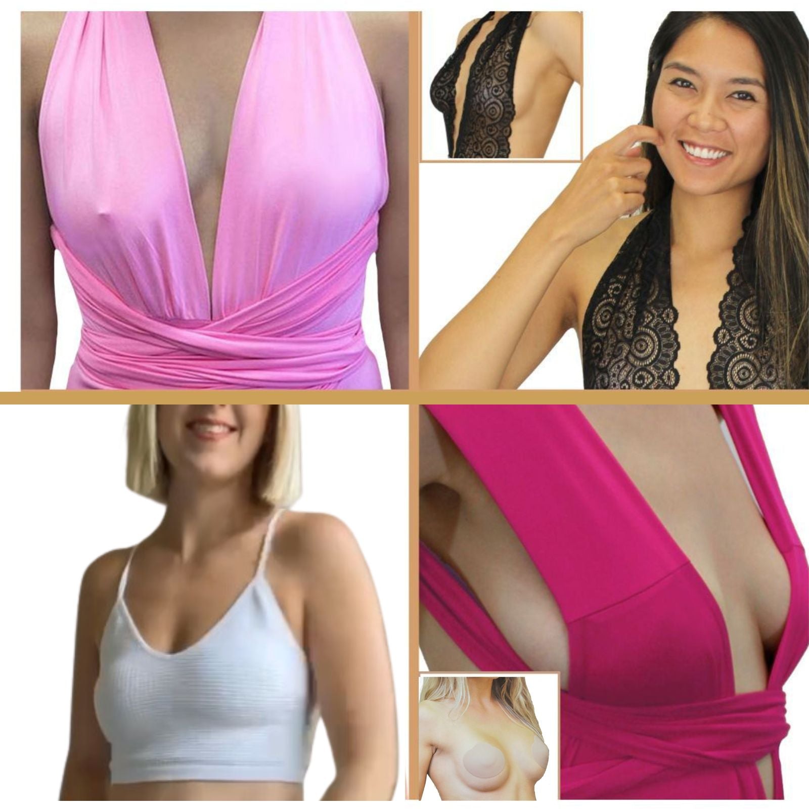 LiftEase™ – Breast Shapers (Clear A/B and C/D)