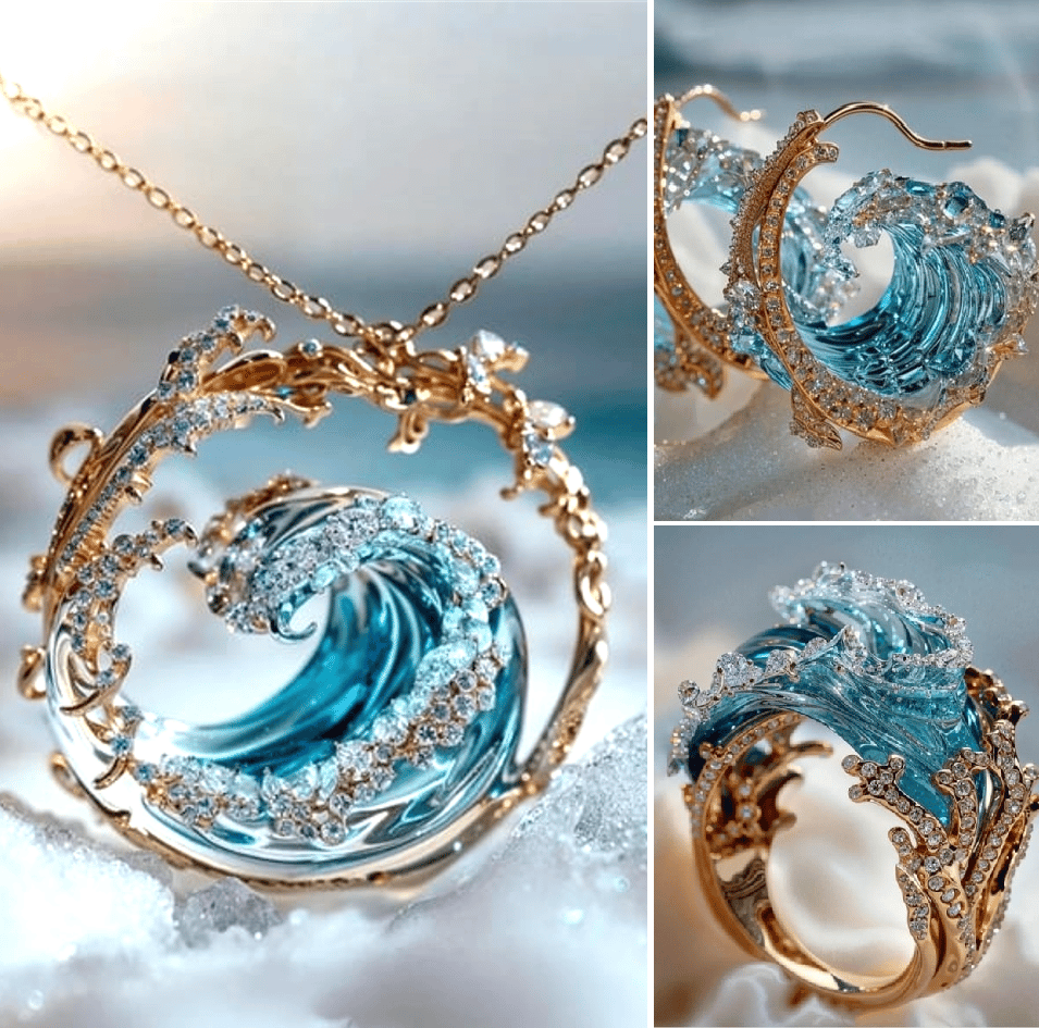 TideGleam™ – Ocean's Oath Jewelry Set