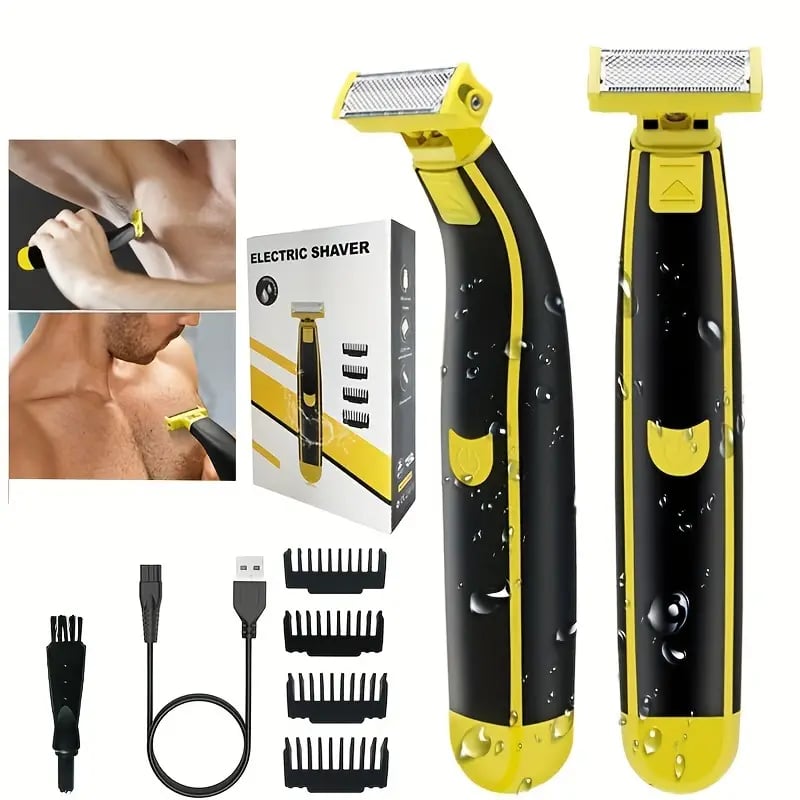 FlexiShave™ – Multifunctional Electric Grooming Shaver