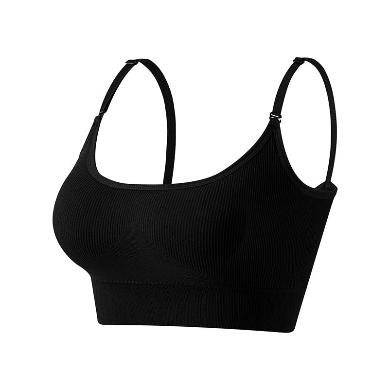 ComfiLift™ – Ribbed Wireless Support Bra With Adjustable Straps