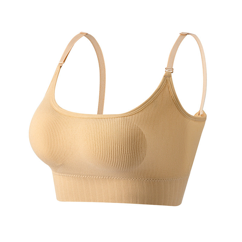 ComfiLift™ – Ribbed Wireless Support Bra With Adjustable Straps