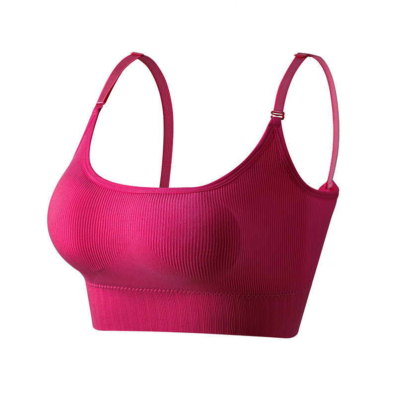 ComfiLift™ – Ribbed Wireless Support Bra With Adjustable Straps