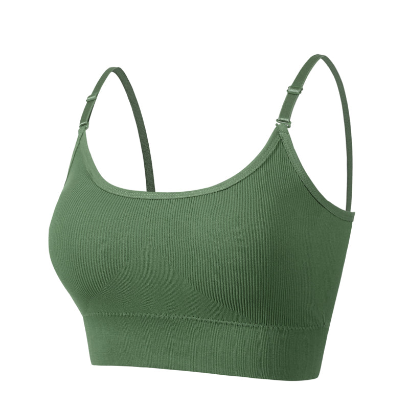 ComfiLift™ – Ribbed Wireless Support Bra With Adjustable Straps